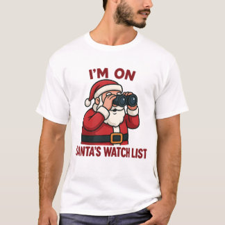Ik sta op de observatielijst van Sinterklaas Kerst T-shirt