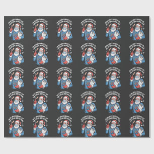 Ik sta op de Santa Naughty-lijst voor het stelen v Cadeaupapier