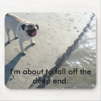 Ik sta op het punt om van de diepe mousepad te her muismat