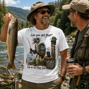 Ik Sta Op Mijn Andere Lijn Grappige Vogel T-shirt
