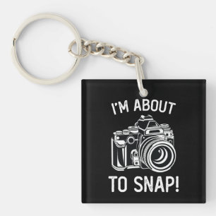 Ik Sta Op Springen Grappige Fotografie Sleutelhanger