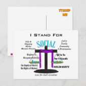 Ik sta voor briefkaart (Voorkant / Achterkant)