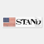 Ik sta voor de vlag! bumpersticker (Voorkant)