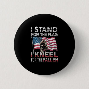 Ik sta voor de vlag die ik ken voor de slachtoffer ronde button 5,7 cm