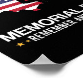 Ik sta voor de vlag kniel voor de gevallenen poster (Hoek)