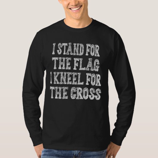 Ik sta voor de vlag  Sassy T-shirt (Voorkant)