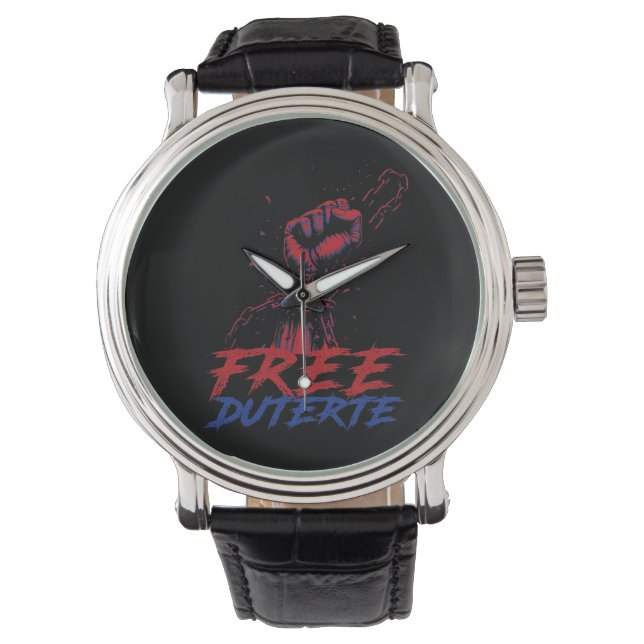 Ik sta voor Duterte Free DU30 Free Duterte Horloge (Voorkant)
