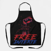 Ik sta voor Duterte Free DU30 Free Duterte Schort (Voorkant)