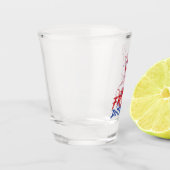 Ik sta voor Duterte Free DU30 Free Duterte Shot Glas (Links)