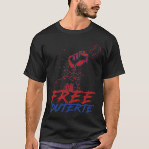 Ik sta voor Duterte Free DU30 Free Duterte T-shirt