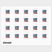 Ik sta voor Duterte Free Duterte Ronde Sticker (Vel)