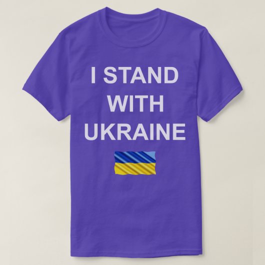 Ik sta voor Oekraïne T-shirt (Design voorkant)