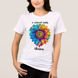 Ik sta voor Oekraïne Tri-Blend Shirt