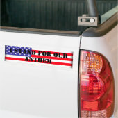 Ik sta voor ons volkslied bumpersticker (Op Truck)