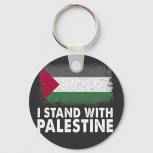 Ik sta voor Palestina vrij Palestina Sleutelhanger
