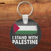 Ik sta voor Palestina vrij Palestina Sleutelhanger (Voorkant)