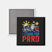 Ik sta voor PRRD-supporter Digong Duterte Philippi Magneet (Voorkant / Achterkant)