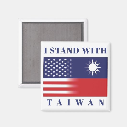 Ik sta voor Taiwan Magneet (Voorkant / Achterkant)