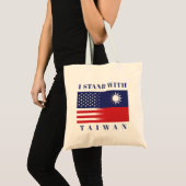 Ik sta voor Taiwan Tote Bag (Voorkant (product))