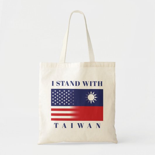 Ik sta voor Taiwan Tote Bag (Voorkant)