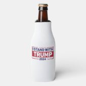 Ik sta voor Trump Flesjeskoeler (Fles Voorkant)