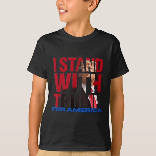 Ik sta voor Trump T-shirt (Voorkant)