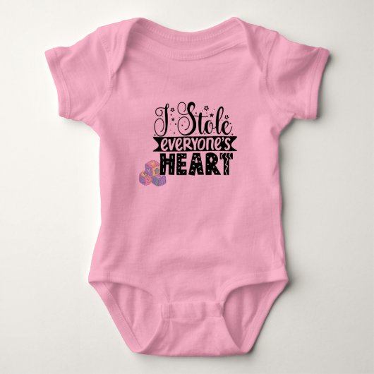 Ik stal ieders hart Baby Bodypakje Romper (Voorkant)