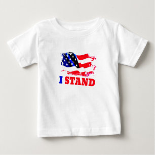 IK STAND MET DE Amerikaanse vlag