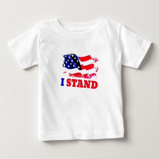 IK STAND MET DE Amerikaanse vlag (Voorkant)
