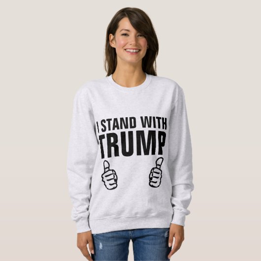 IK STAND MET DONALD TRUMP T-shirts (Voorkant volledig)