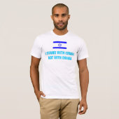IK STAND MET ISRAËL T-SHIRT (Voorkant volledig)