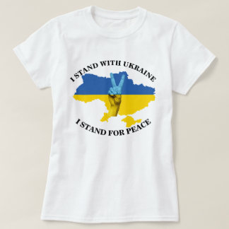 IK STAND MET OEKRAÏNE - IK STAND VOOR VREDE T-shir T-shirt