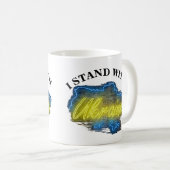 IK STAND MET OEKRAÏNE KOFFIEMOK (Voorkant rechts)