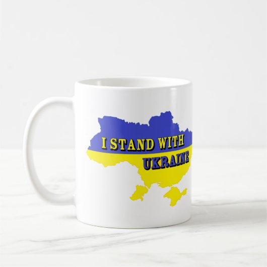 IK STAND MET OEKRAÏNE KOFFIEMOK (Links)