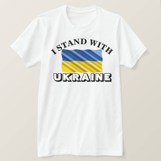 IK STAND MET OEKRAÏNE T-Shirt (Design voorkant)