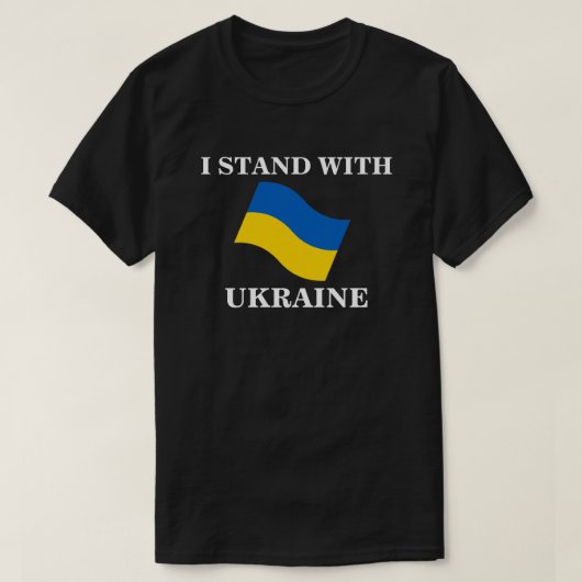 IK STAND MET OEKRAÏNE T-Shirt (Design voorkant)