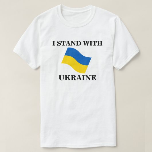 IK STAND MET OEKRAÏNE T-Shirt (Design voorkant)