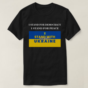 IK STAND MET OEKRAÏNE ZEG NEE TEGEN DE OORLOG T-Sh T-shirt