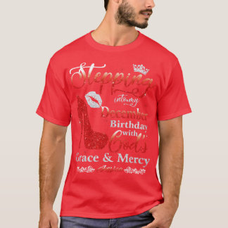 Ik stap in mijn december verjaardag met Gods Grace T-shirt