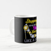 Ik stap mijn 16e verjaardag in als een baas koffiemok (Voorkant links)