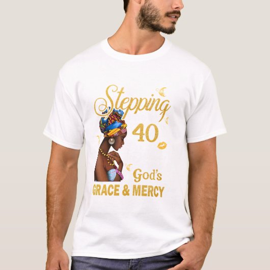 Ik stap mijn 40ste verjaardag in t-shirt (Voorkant)