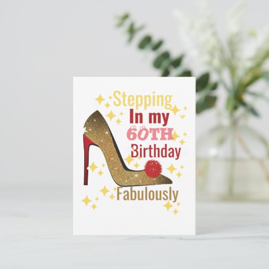 Ik steed mijn 60ste verjaardag geweldig in (Staand voorkant)