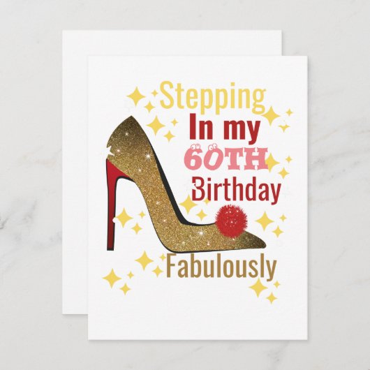 Ik steed mijn 60ste verjaardag geweldig in (Voorkant / Achterkant)