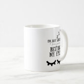 Ik steek gewoon mijn ogen in de steek koffiemok (Voorkant rechts)