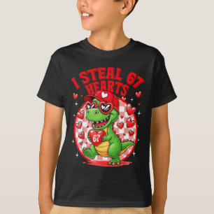 Ik steel 67 harten Valentijnsdag 67 Meme 6 7 T-re T-shirt