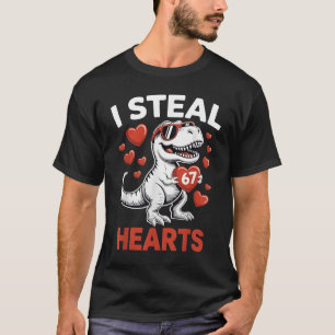 Ik steel 67 harten Valentijnsdag Zes Zeven Meme T T-shirt