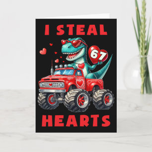 Ik steel harten 67 Valentijnsdag 67 Meme 6 7 T-re Kaart