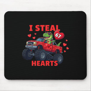 Ik steel harten 67 Valentijnsdag 67 Meme 6 7 T-re Muismat