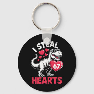 Ik steel harten 67 Valentijnsdag 67 Meme 6 7 T-re Sleutelhanger