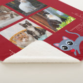 Ik steel harten aangepaste foto sherpa deken (3/4)